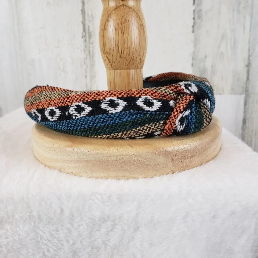 Baja Woven Top Knot Headband